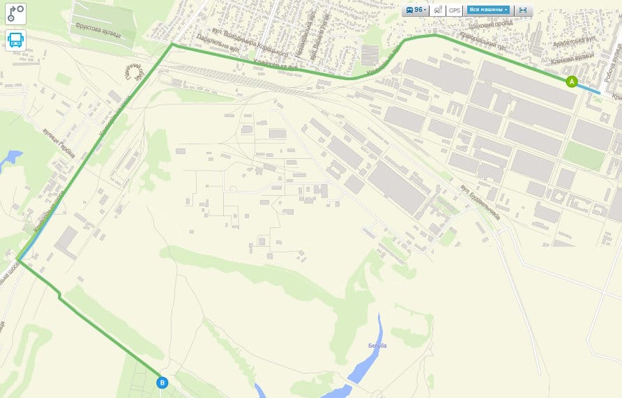 Маршрутка № 96 Дніпро