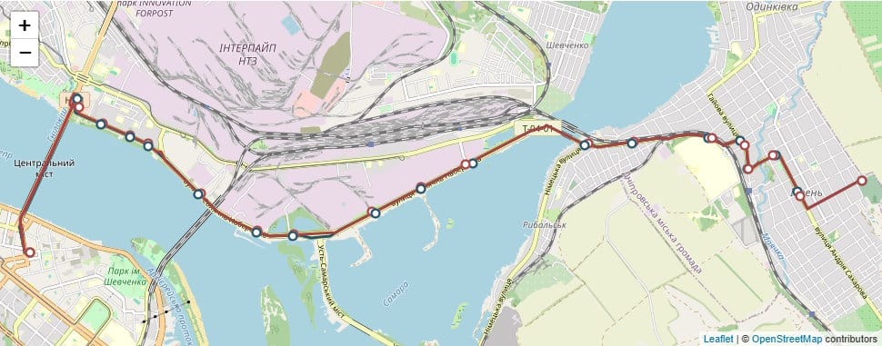 Маршрутка № 97 Дніпро