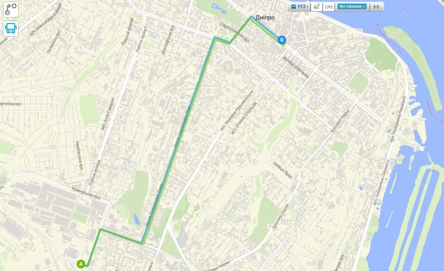 Маршрутка № 113 Дніпро