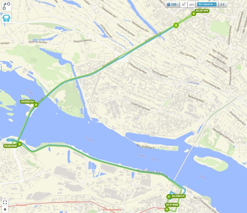 Маршрутка № 125 Дніпро