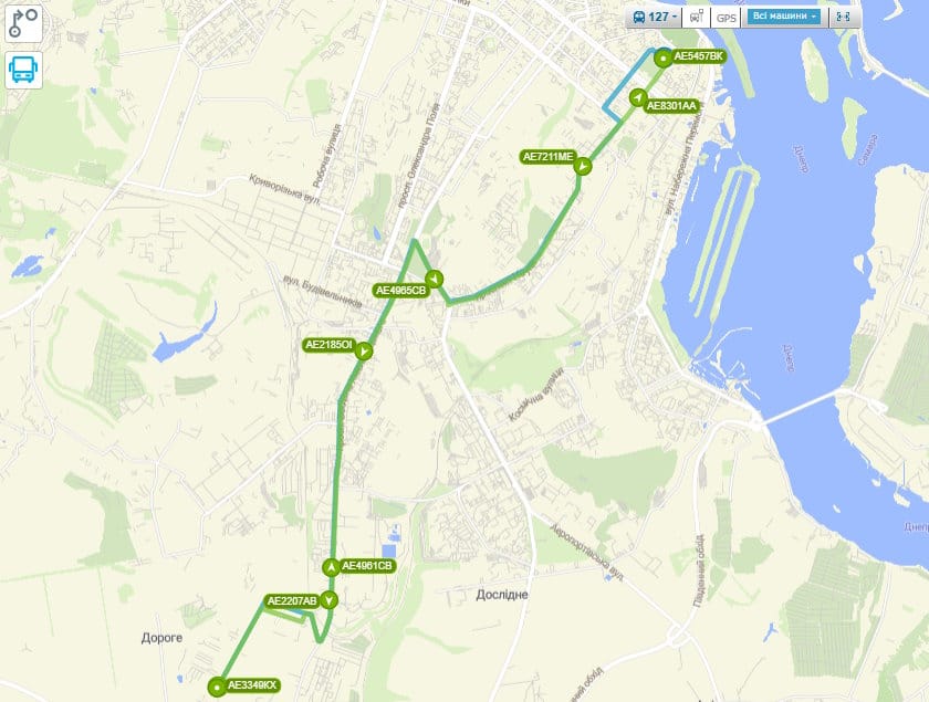 Маршрутка № 127 Дніпро