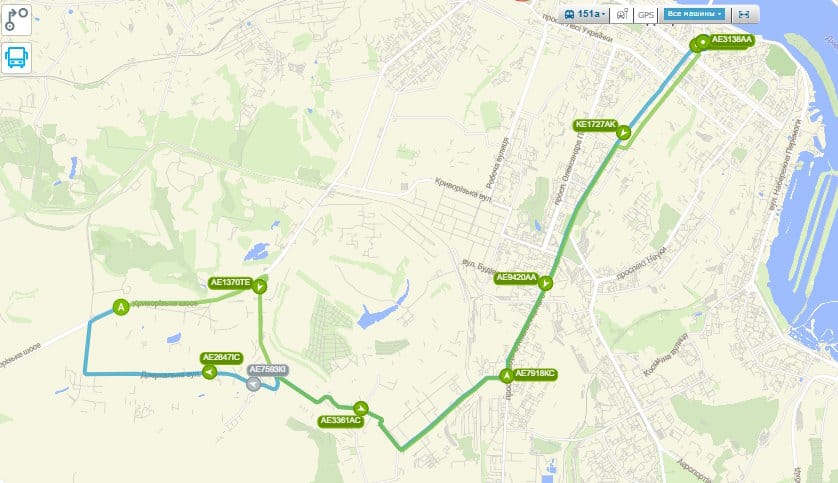 Маршрутка № 151А Дніпро