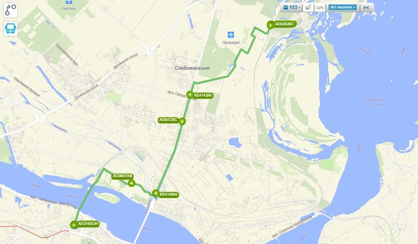 Маршрутка № 153 Дніпро