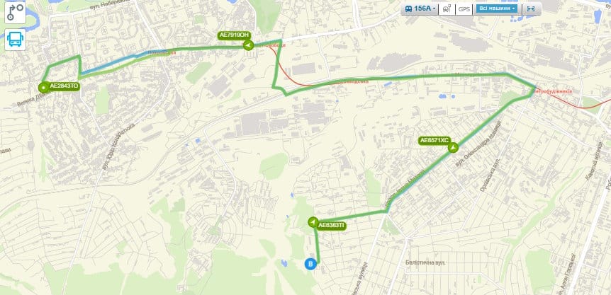 Маршрутка № 156А Дніпро