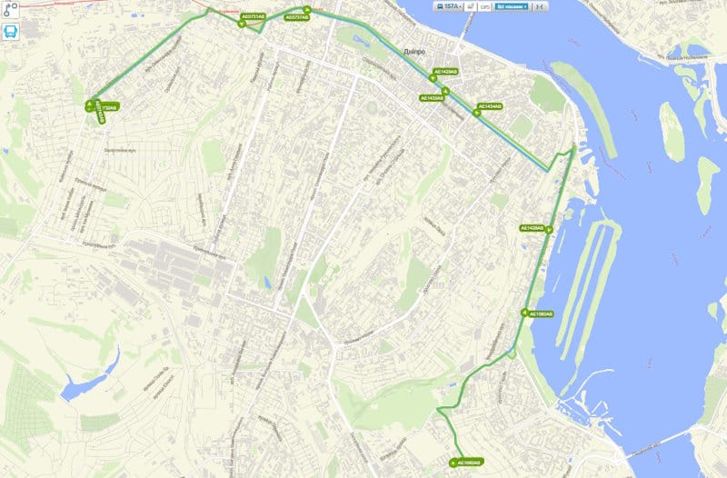 Маршрутка № 157А Дніпро