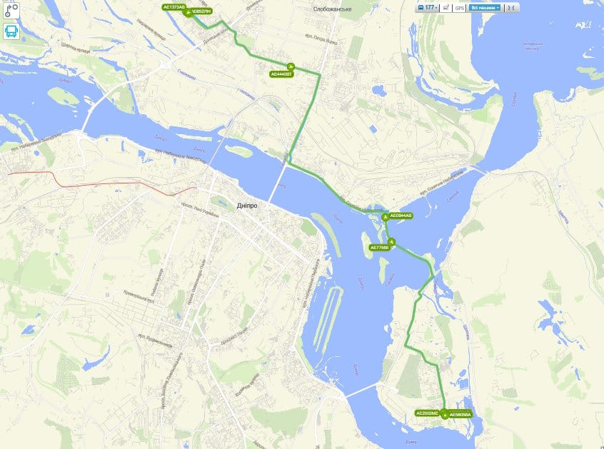 Маршрутка № 177 Дніпро