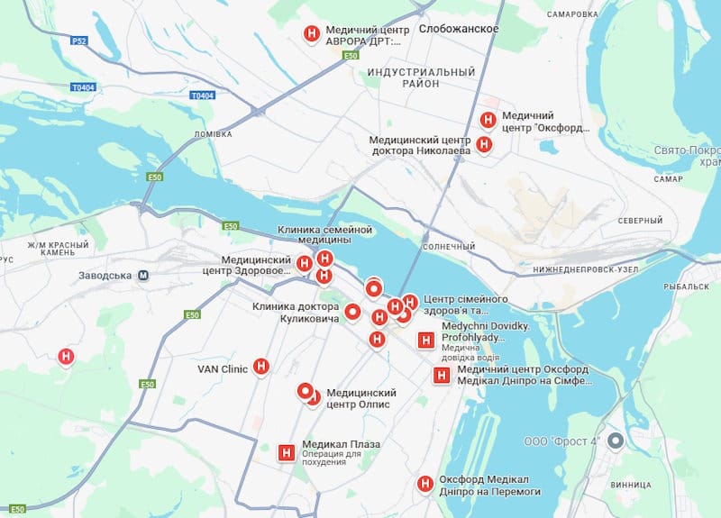 Медичні клініки Дніпра