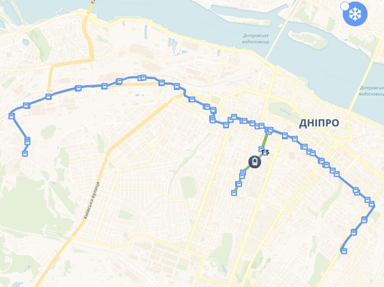 Трамвай 5 Дніпро