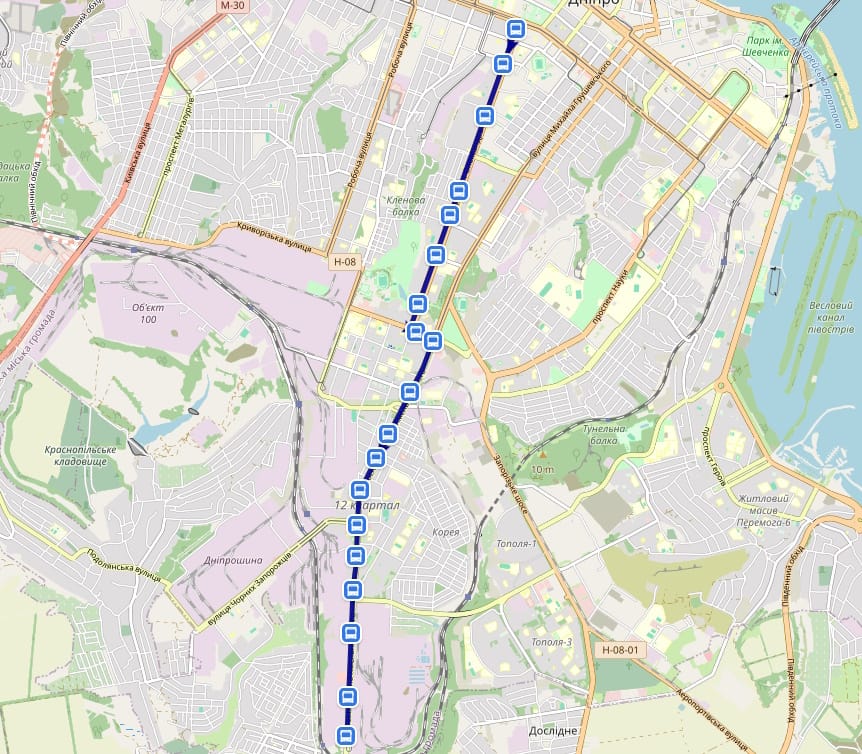 Тролейбус 8 Дніпро