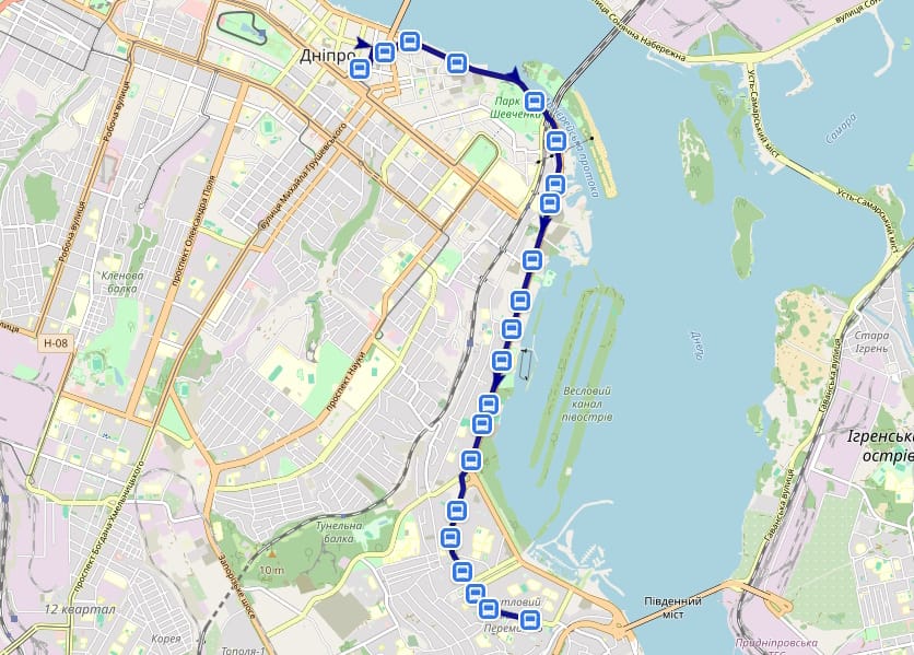 Тролейбус 12 Дніпро