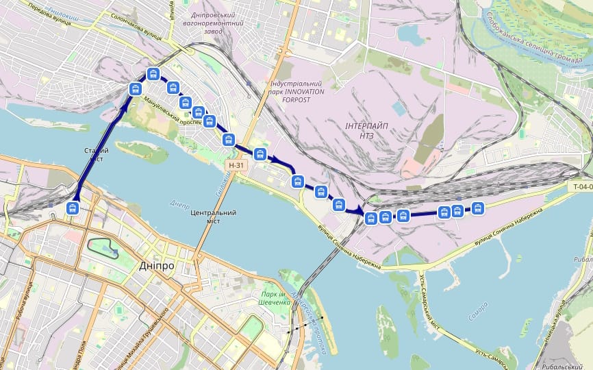 Трамвай 9 Дніпро