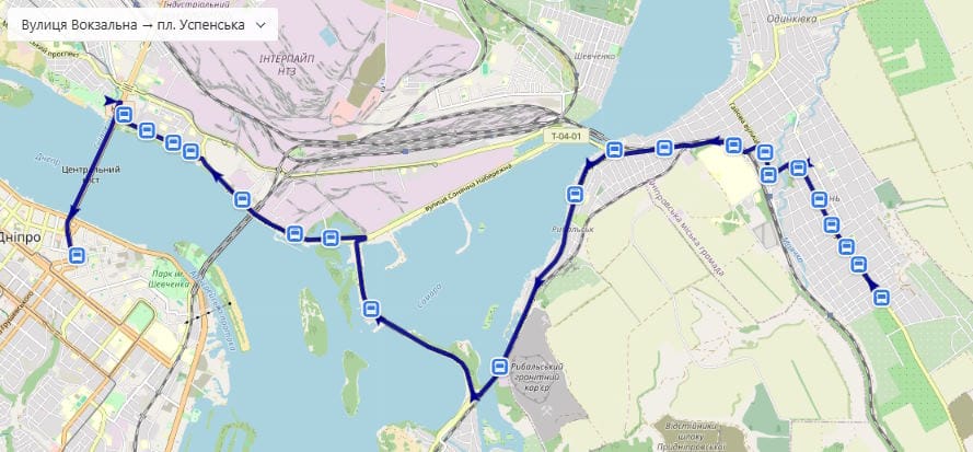 Маршрутка № 21А Дніпро