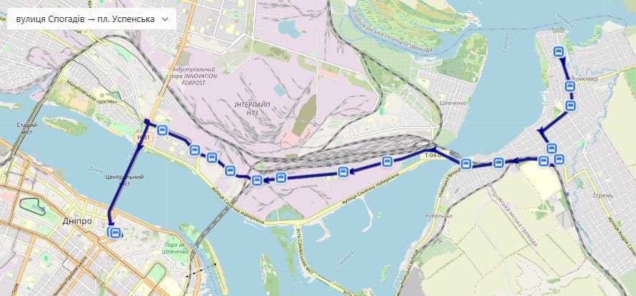 Маршрутка № 22 Дніпро