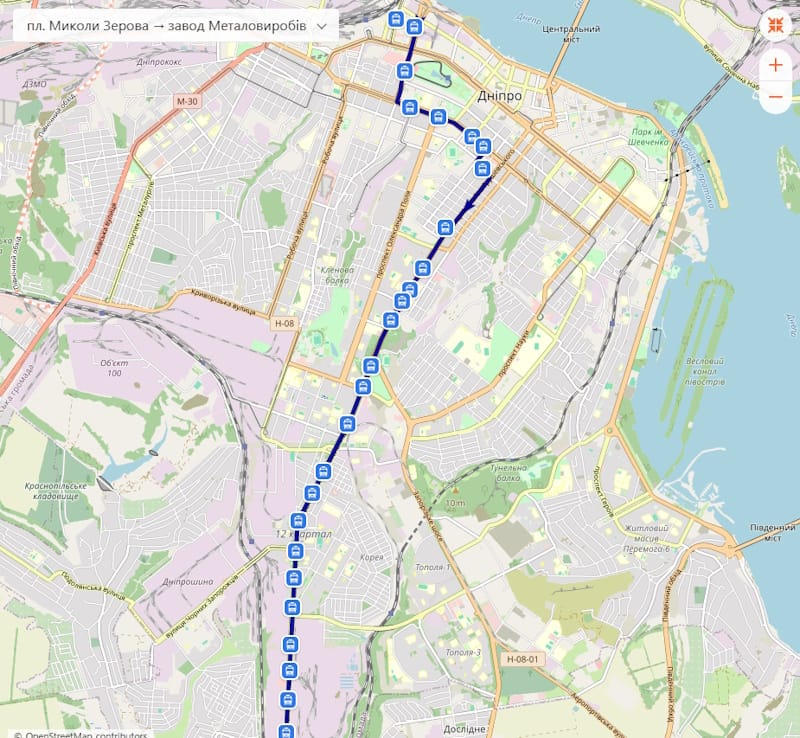 Трамвай 12 Дніпро