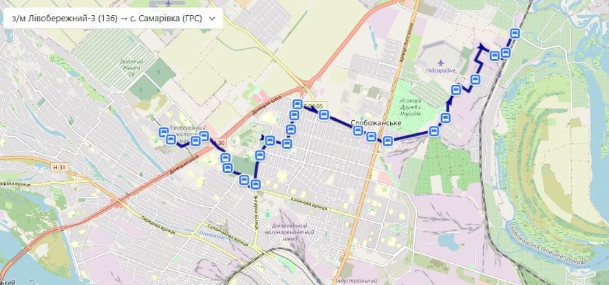 Маршрутка № 42 Дніпро