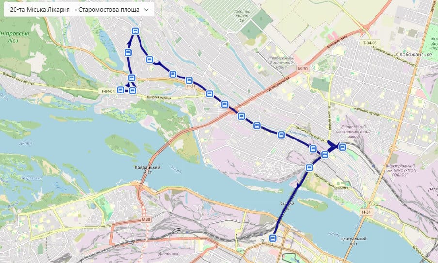 Маршрутка № 48 Дніпро