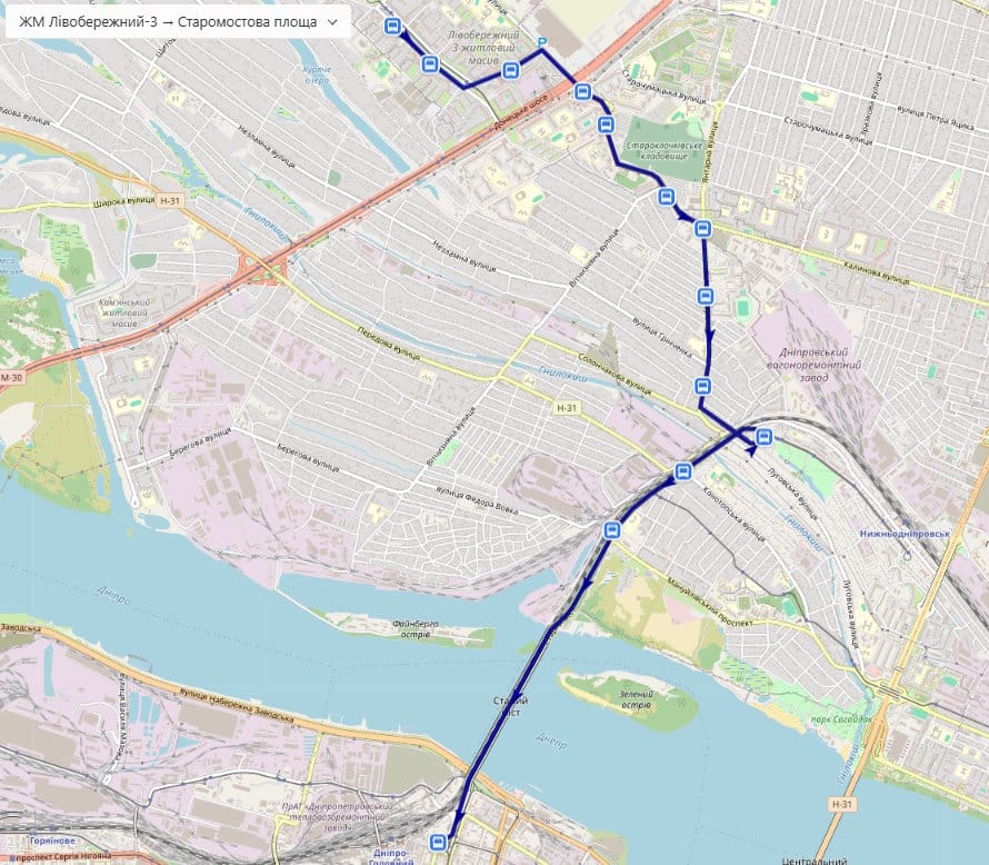 Маршрутка № 51 Дніпро