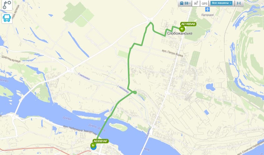 Маршрутка № 59 Дніпро