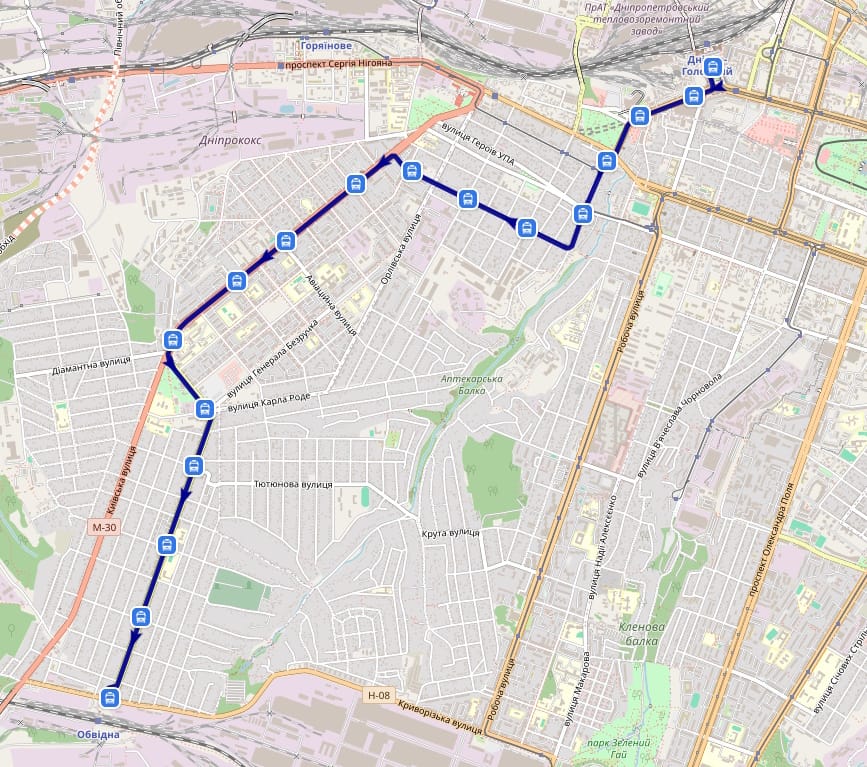 Трамвай 15 Дніпро