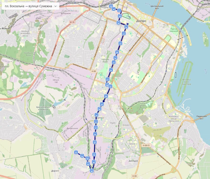 Маршрутка № 32 Дніпро