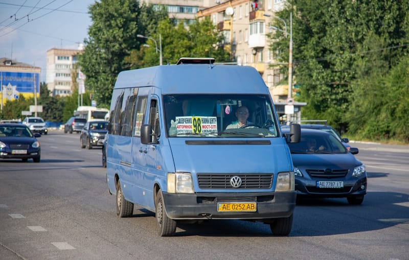 Маршрутка № 98 в Днепре