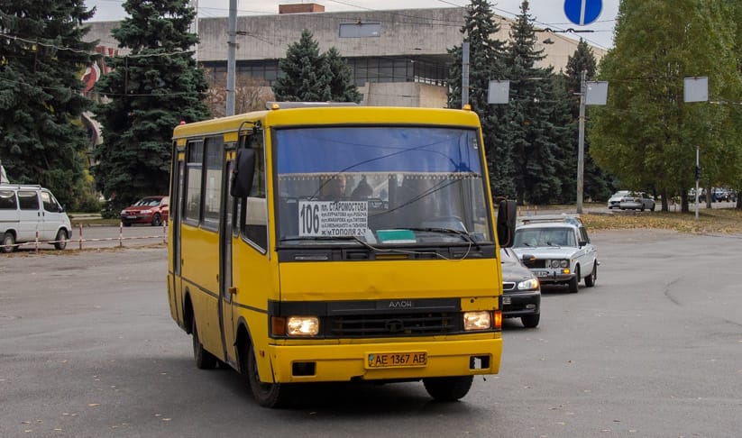 Маршрутка № 106 в Днепре