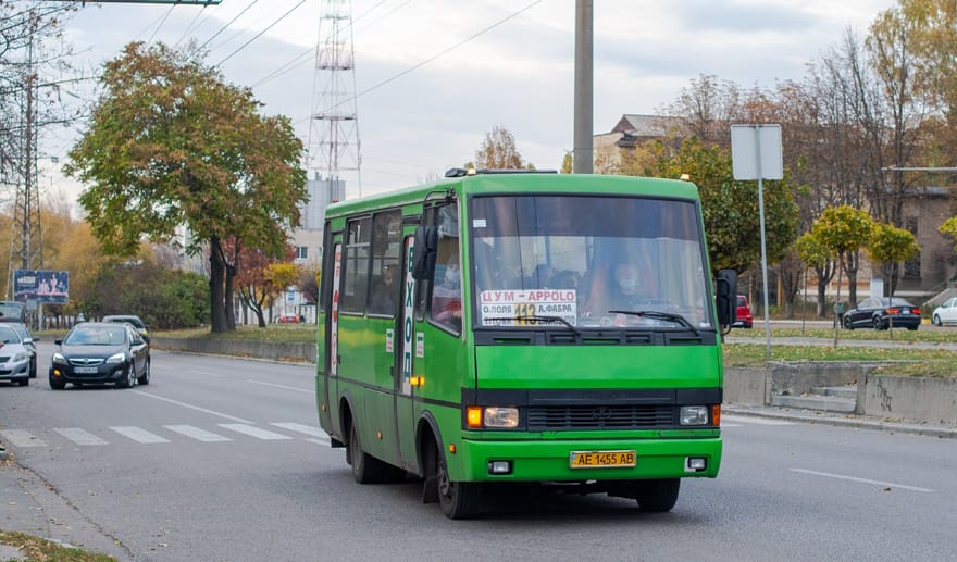 Маршрутка № 113 в Днепре