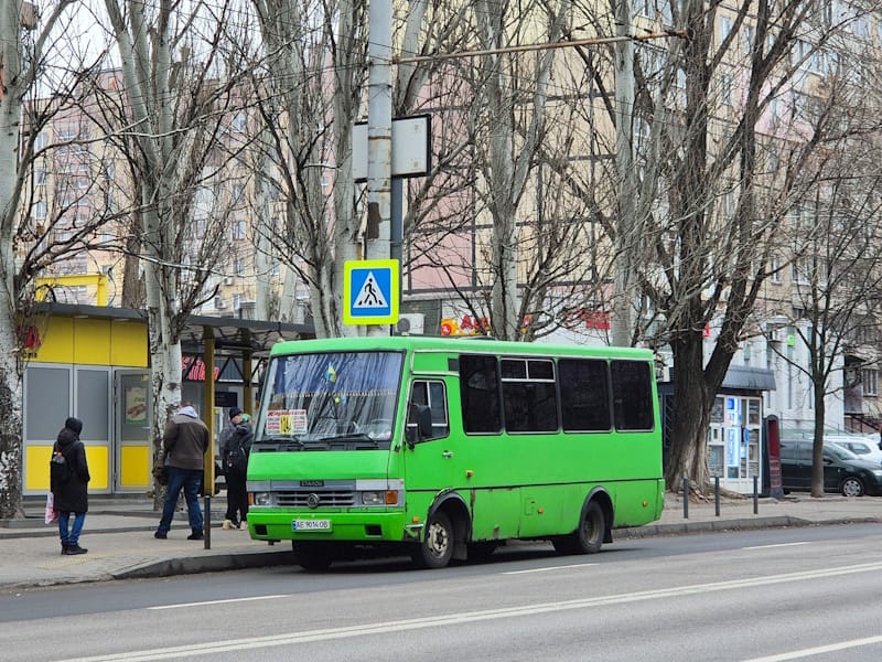 Маршрутка № 124А в Днепре