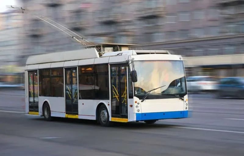 Троллейбус 6 в Днепре