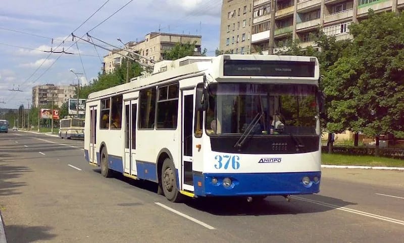 Троллейбус А в Днепре