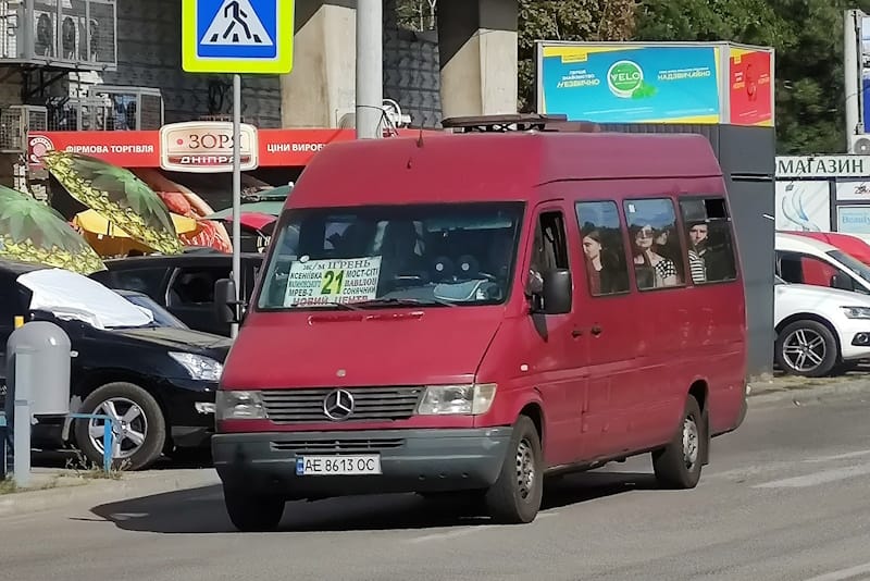 Маршрутка № 21 в Днепре
