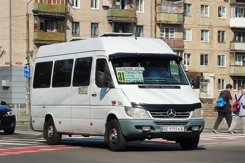 Маршрутка № 31 в Днепре