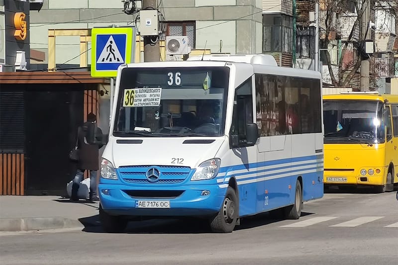 Маршрутка № 36 в Днепре