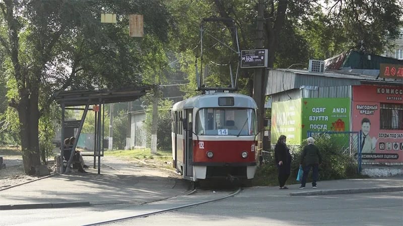 Трамвай 14 в Днепре