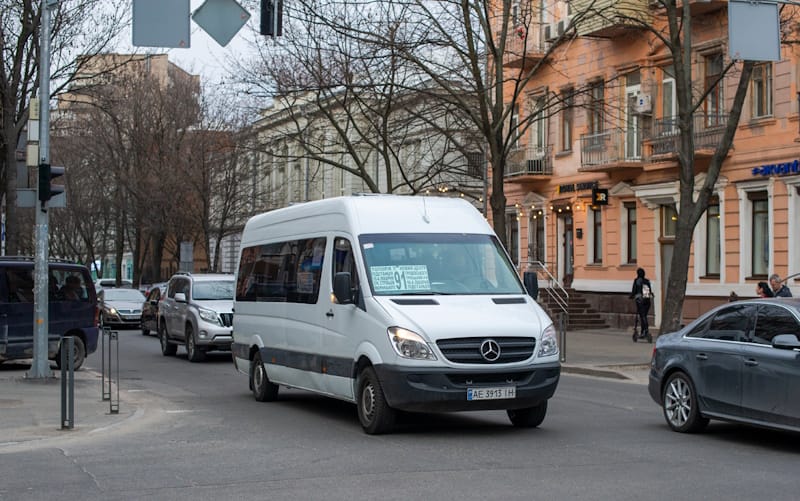 Маршрутка № 91 в Днепре