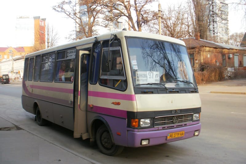 Маршрутка № 97 в Днепре