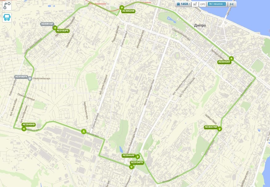 Маршрутка № 146А в Днепре