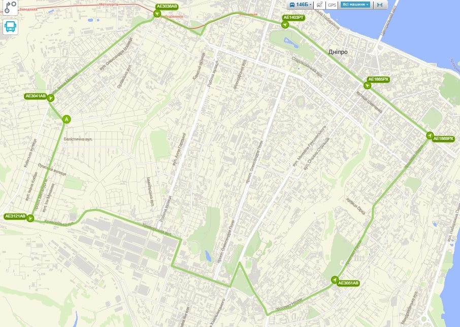 Маршрутка № 146Б в Днепре