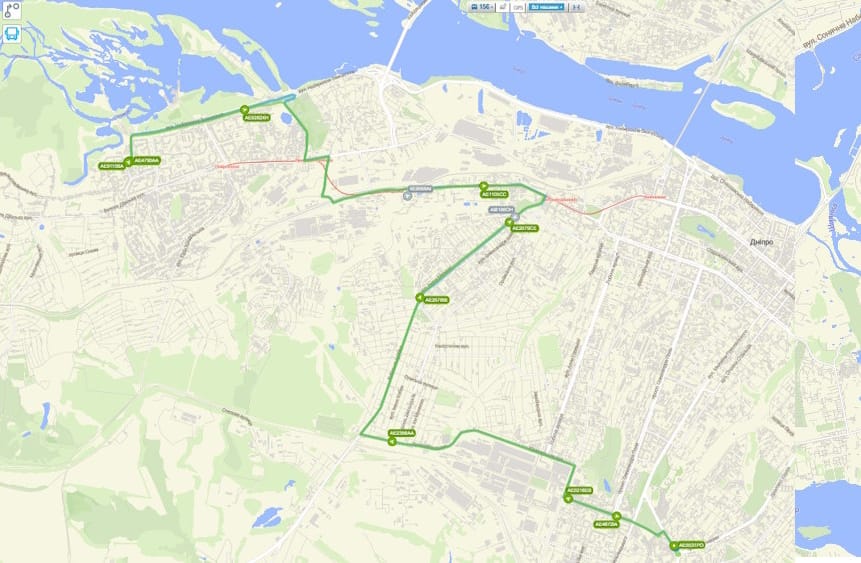 Маршрутка № 156 в Днепре