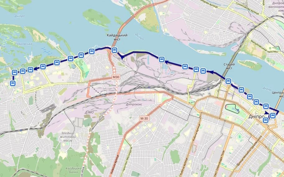 Троллейбус 2 в Днепре