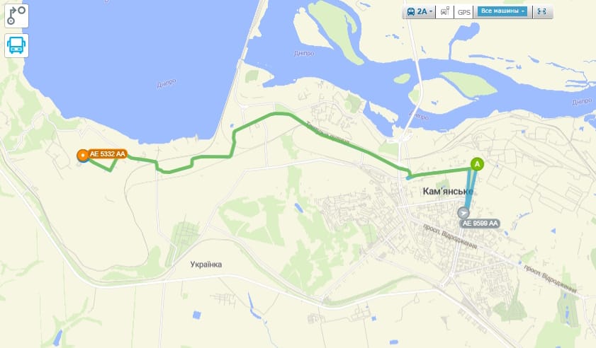 Маршрутка 2А Каменское