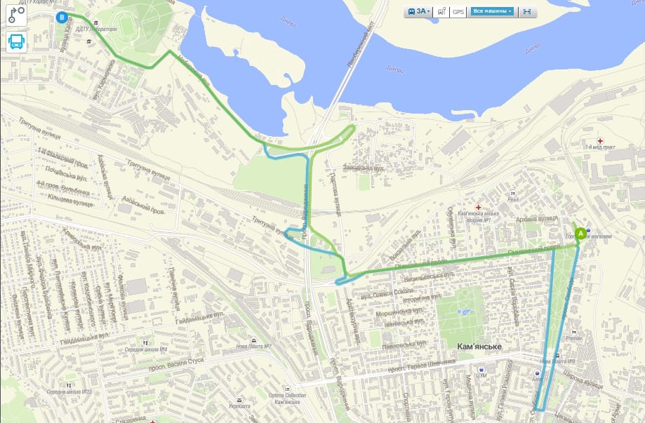 Маршрутка 3А Каменское