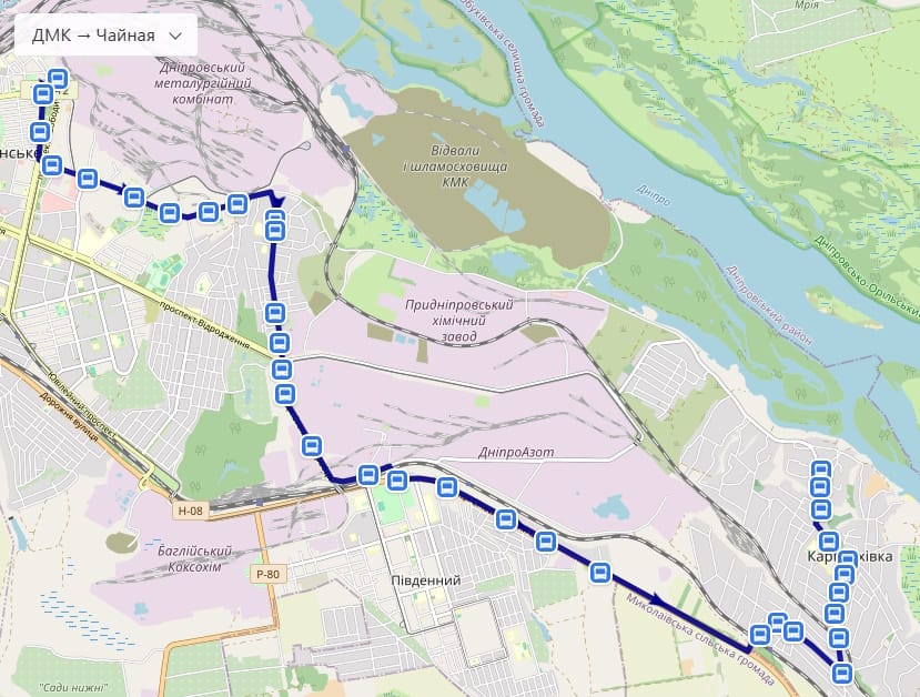 Маршрутка 6 Каменское