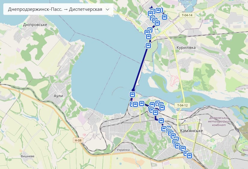 Маршрутка 10 Каменское