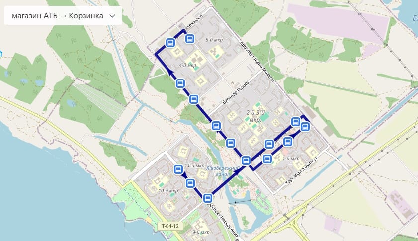 Маршрутка 12 Каменское