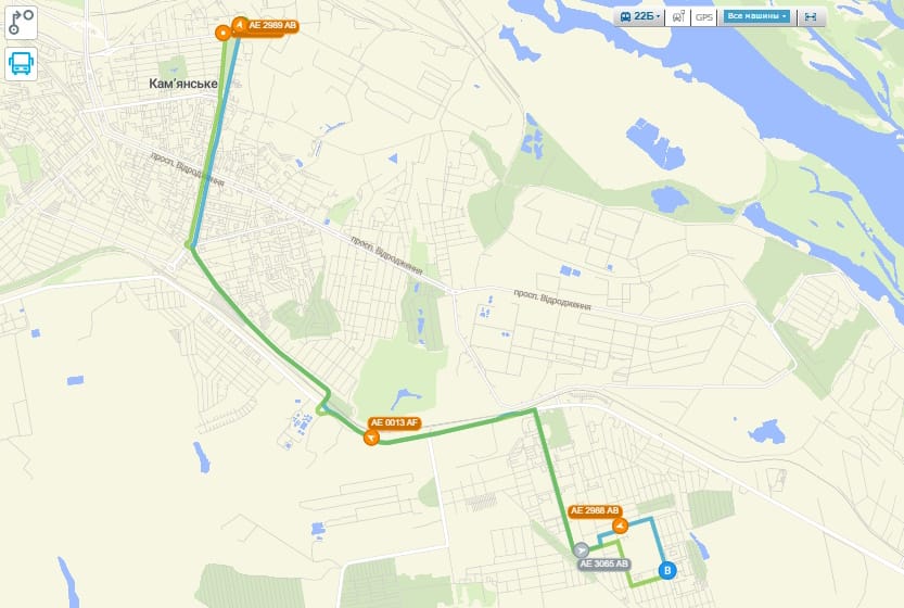 Маршрутка 22Б Каменское