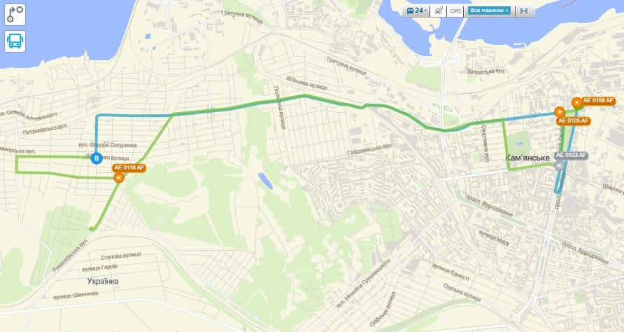 Маршрутка 24 Каменское