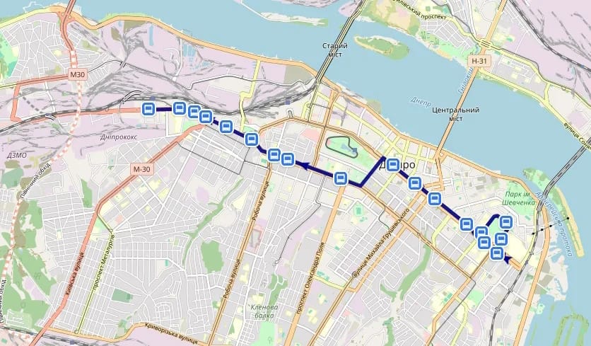 Троллейбус 4 в Днепре