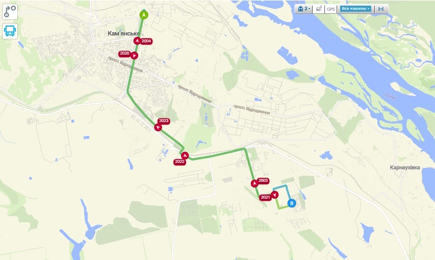 Трамвай 2 Каменское