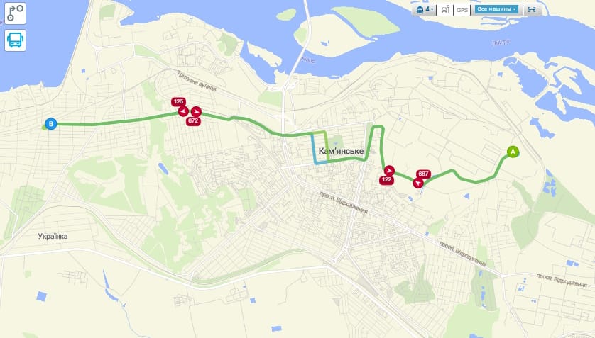 Трамвай 4 Каменское